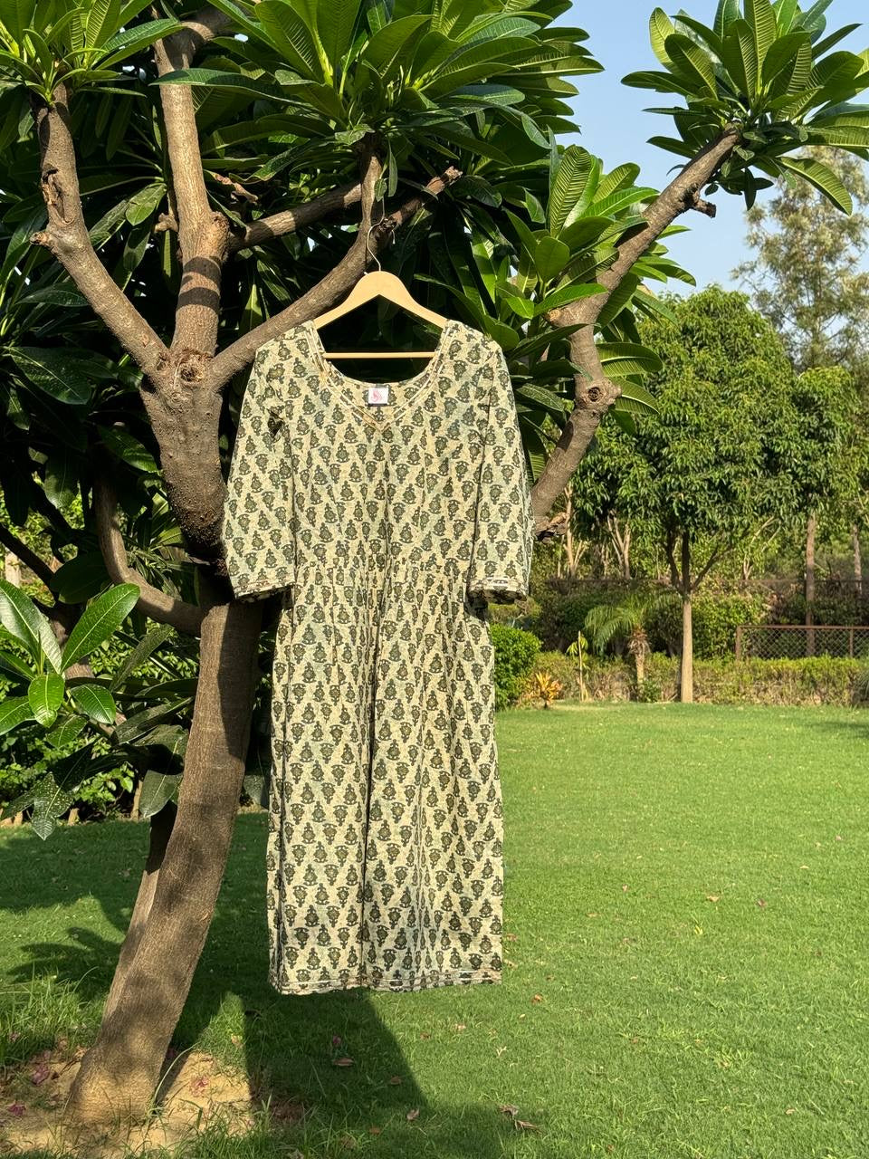 Beautiful Nyra Cut Kurta With Gota Work