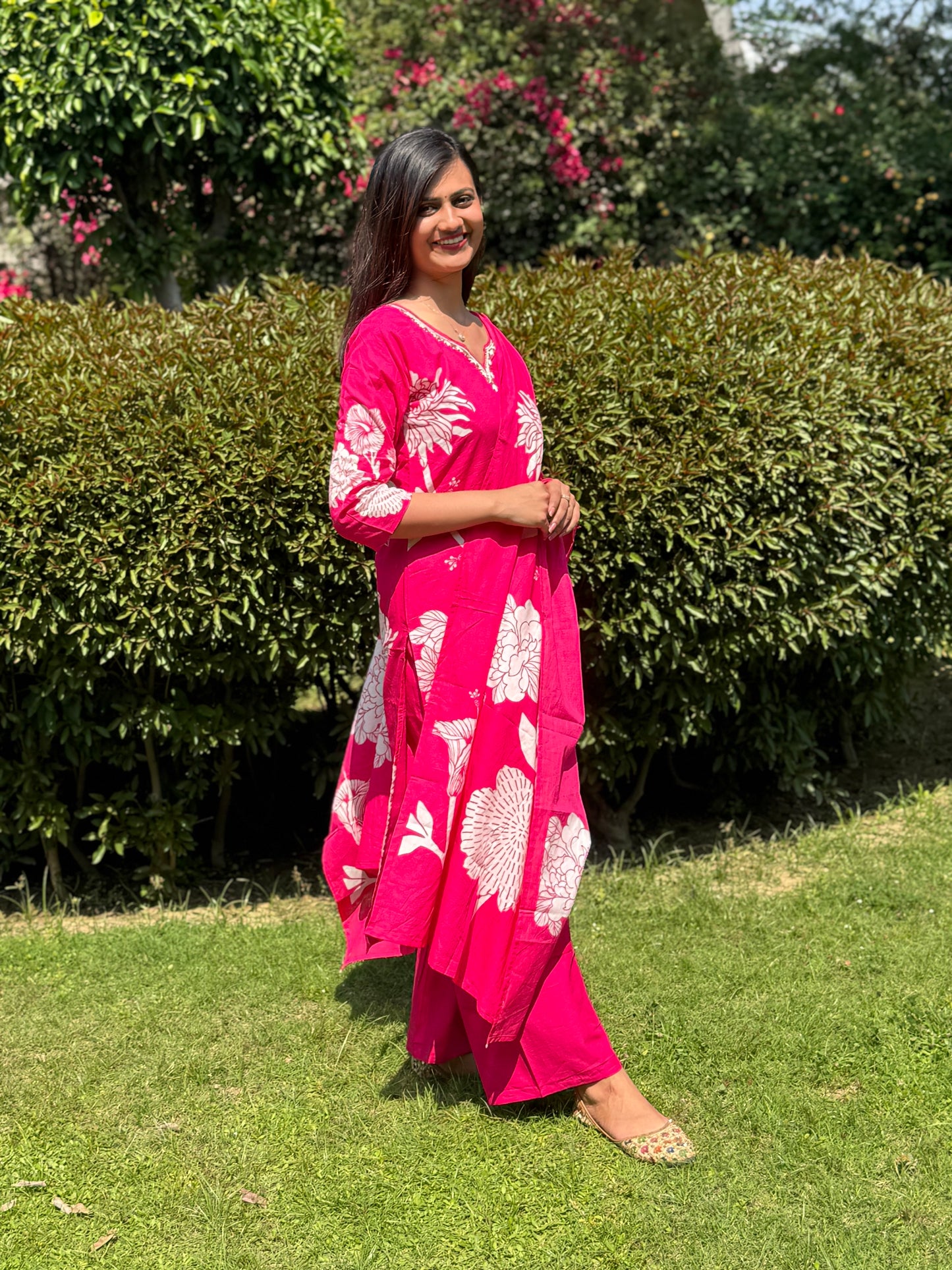 Beautiful Hand Embroidered Kurta Set