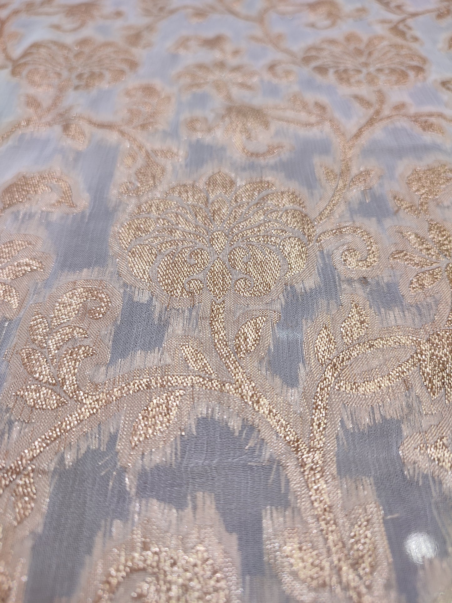 Dyeable Jacquard Georgette