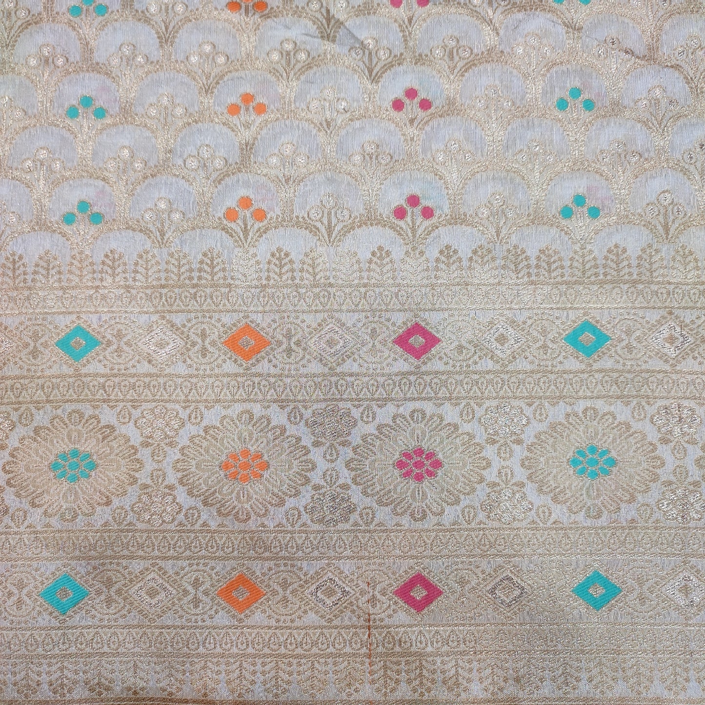 Dyeable Banarsi Daman Silk