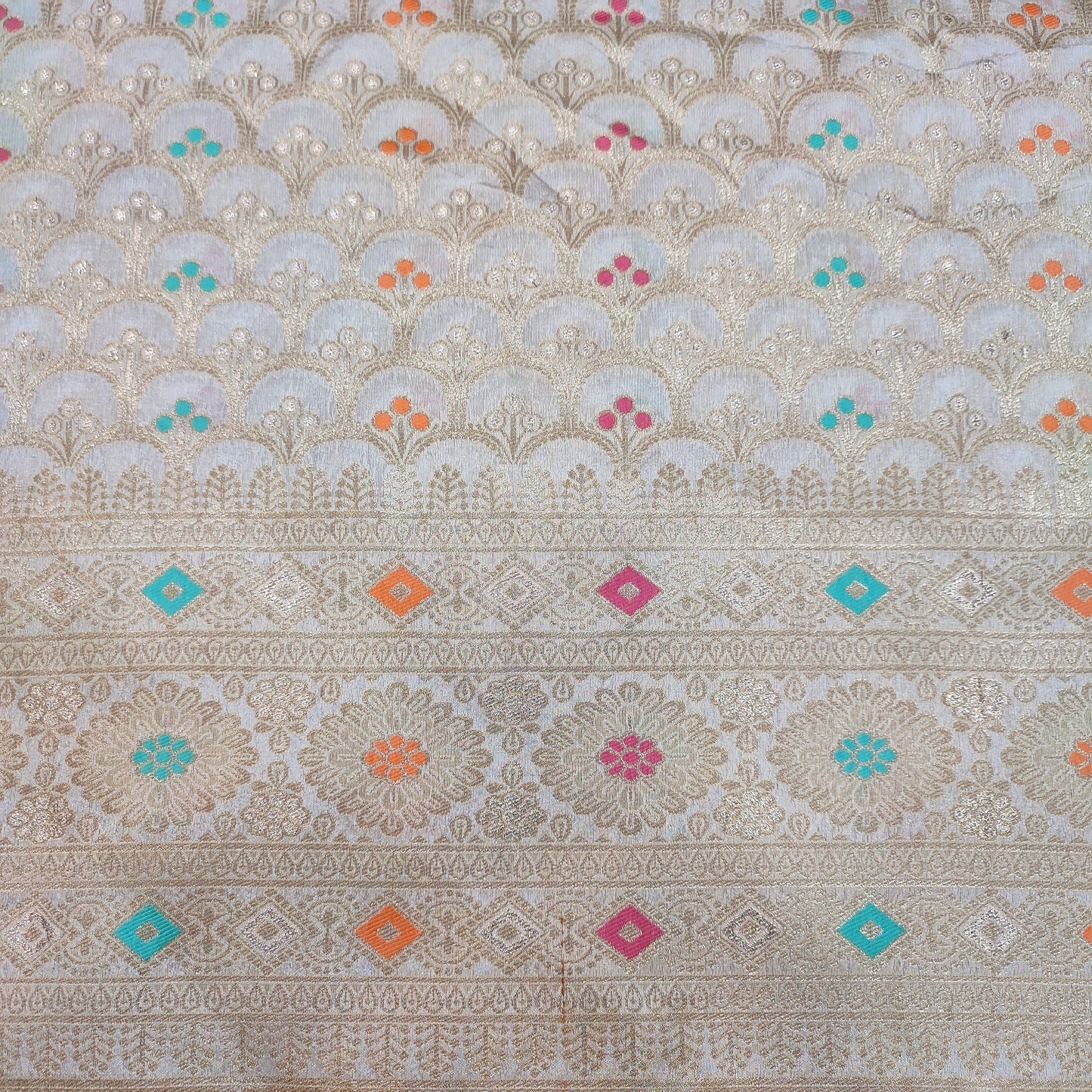 Dyeable Banarsi Daman Silk