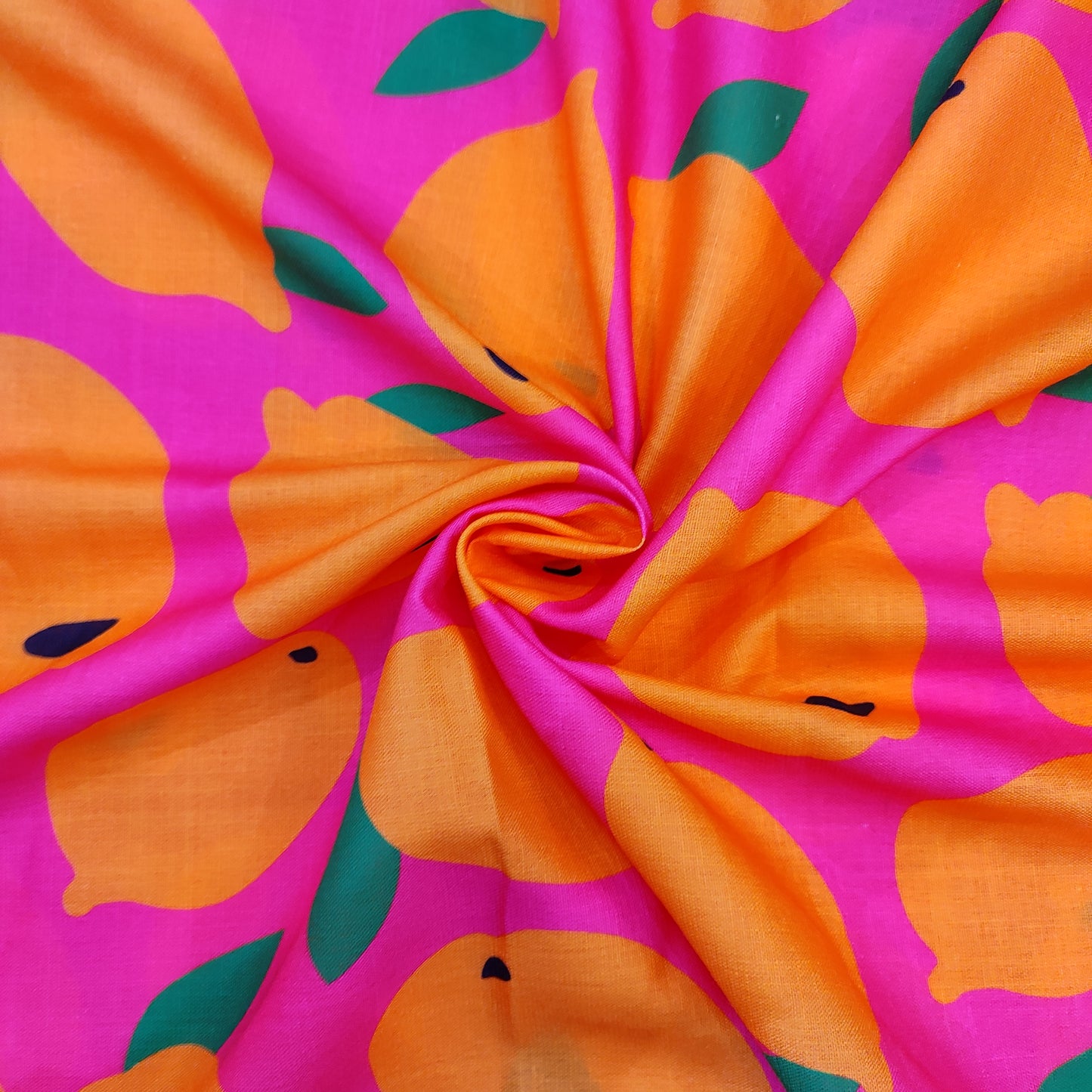 Lemon Print Cotton Viscose