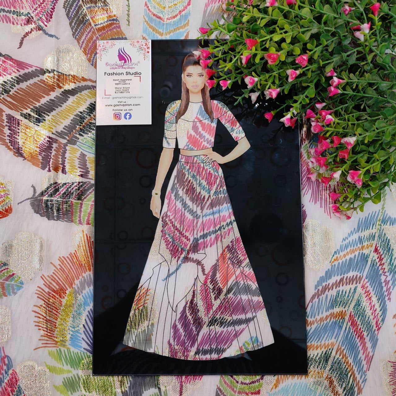 Jacquard Georgette