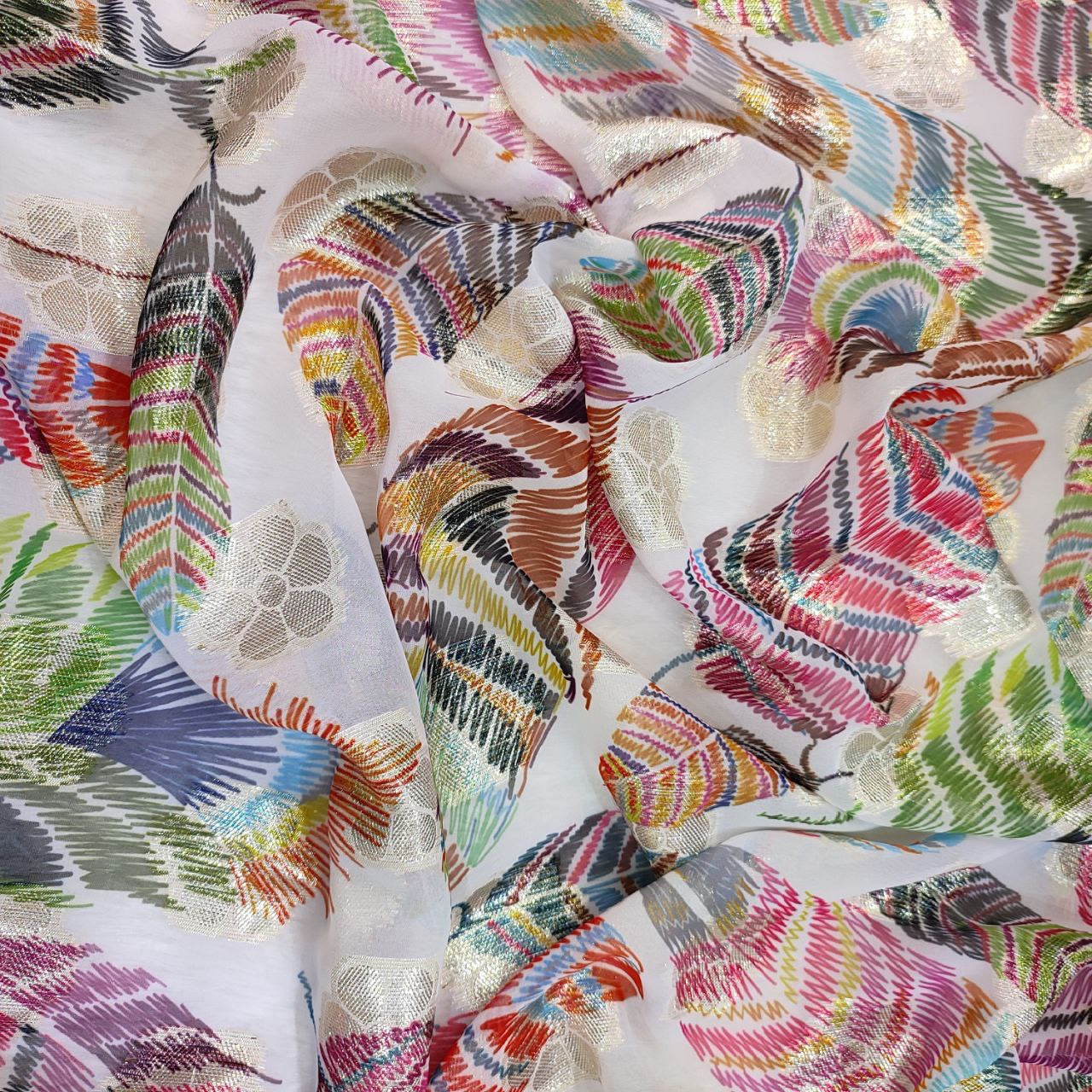 Jacquard Georgette