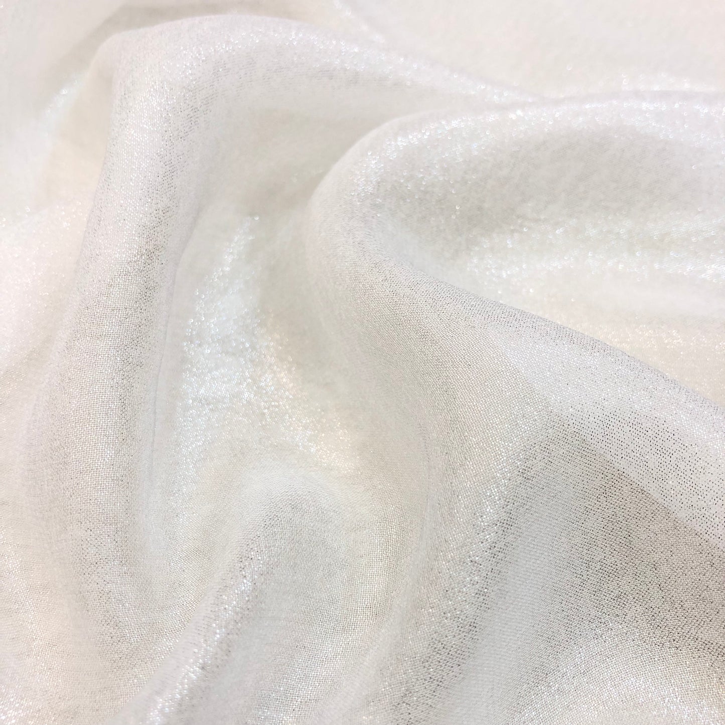 Silver Shimmer Georgette