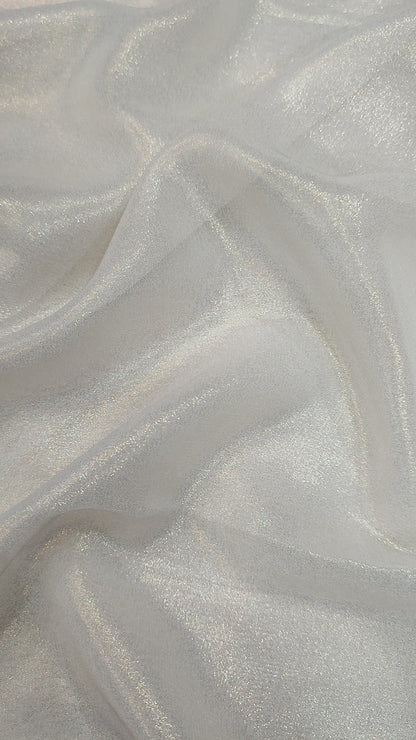 Golden Shimmer Georgette Fabric