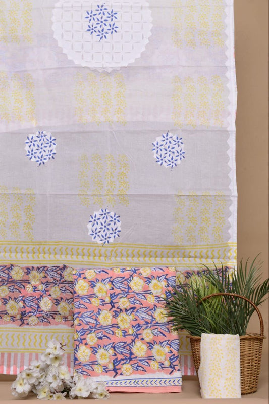 Jaipuri Suit With Arkandi Dupatta