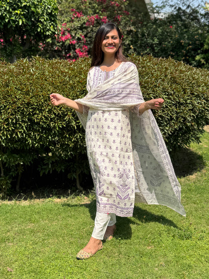 Beautiful Hand Embroidered Kurta Set