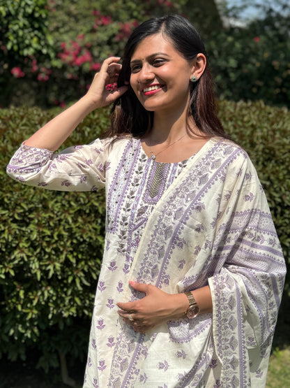 Beautiful Hand Embroidered Kurta Set