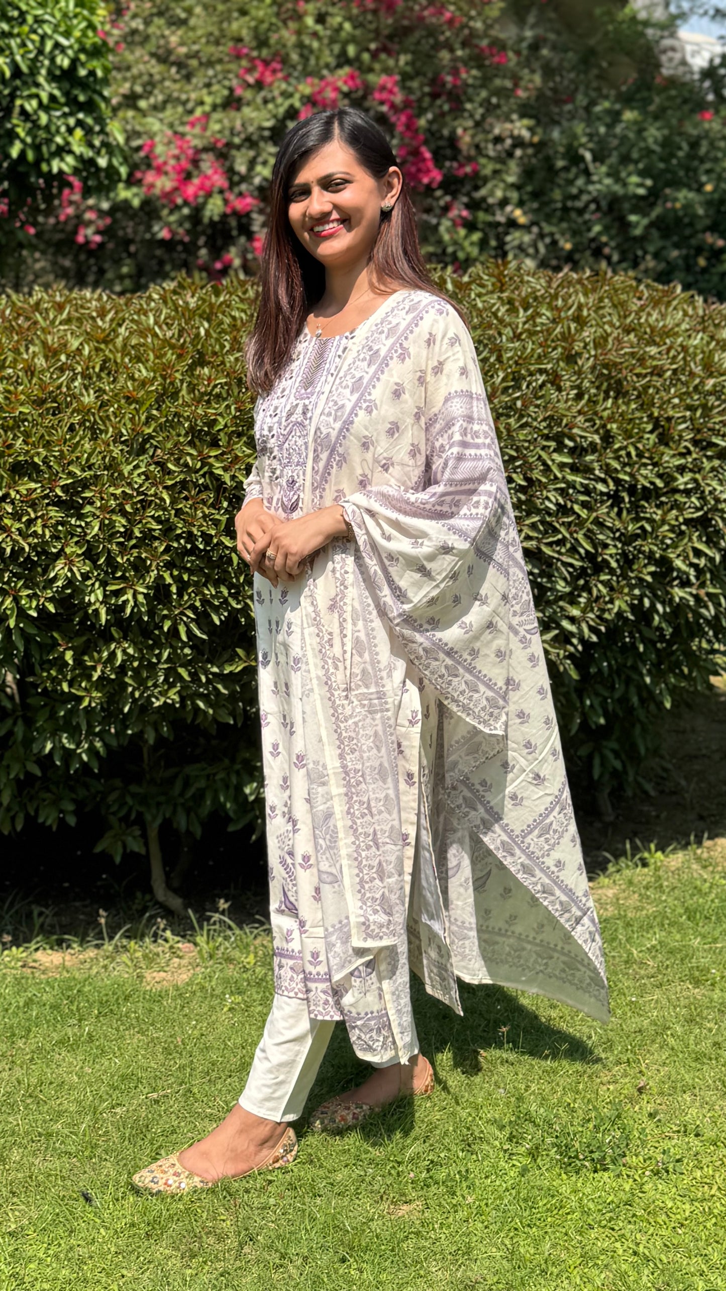 Beautiful Hand Embroidered Kurta Set