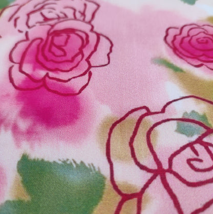 Beautiful Floral Printed Muslin Fabric