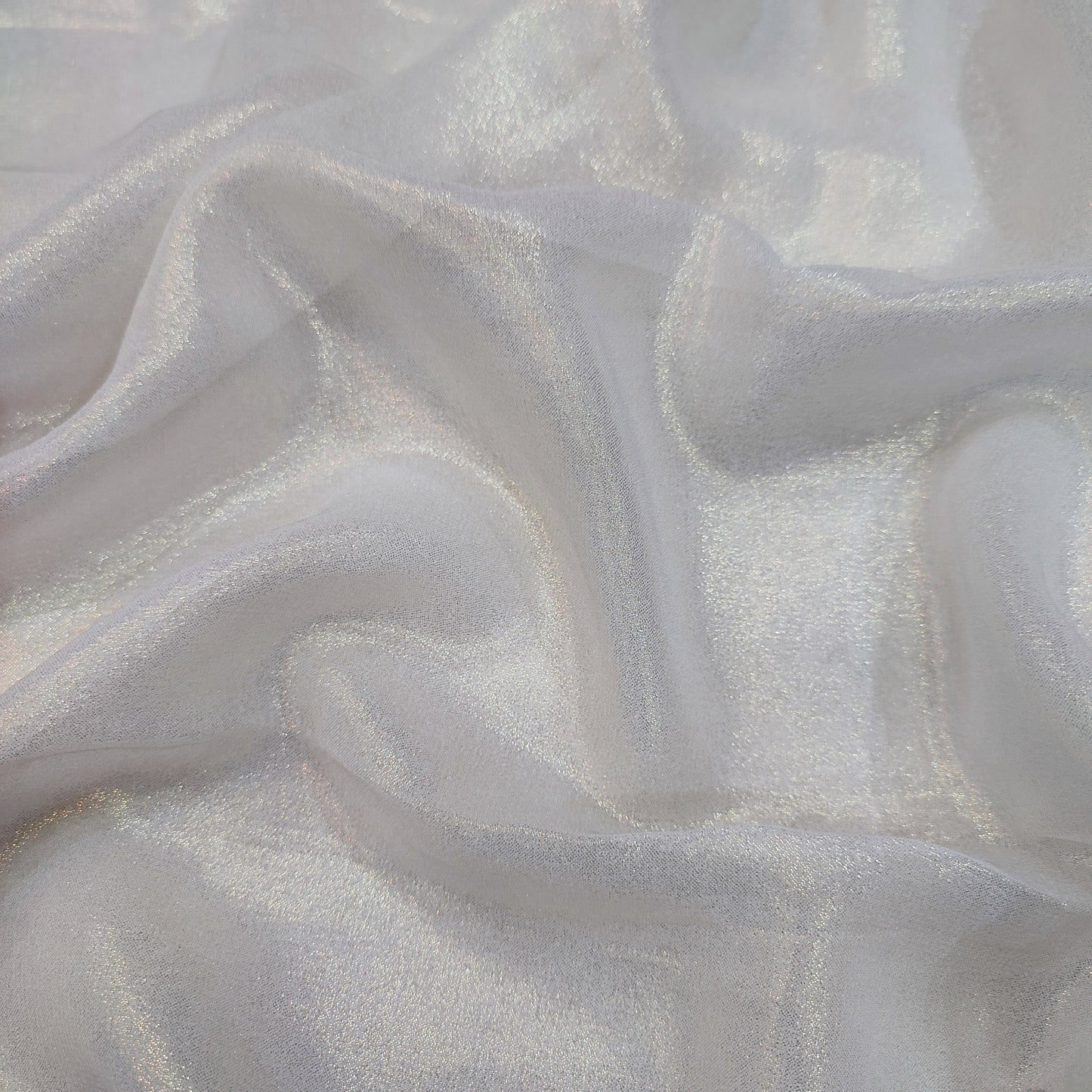 Golden Shimmer Georgette Fabric
