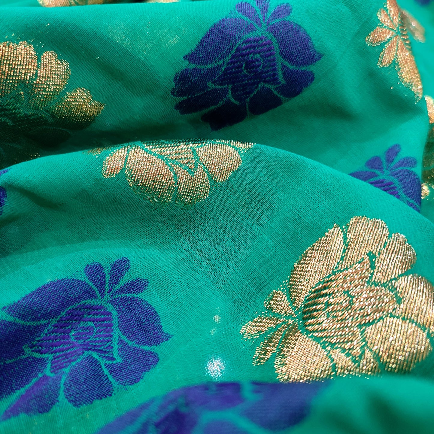 Cotton Chanderi Silk Fabric