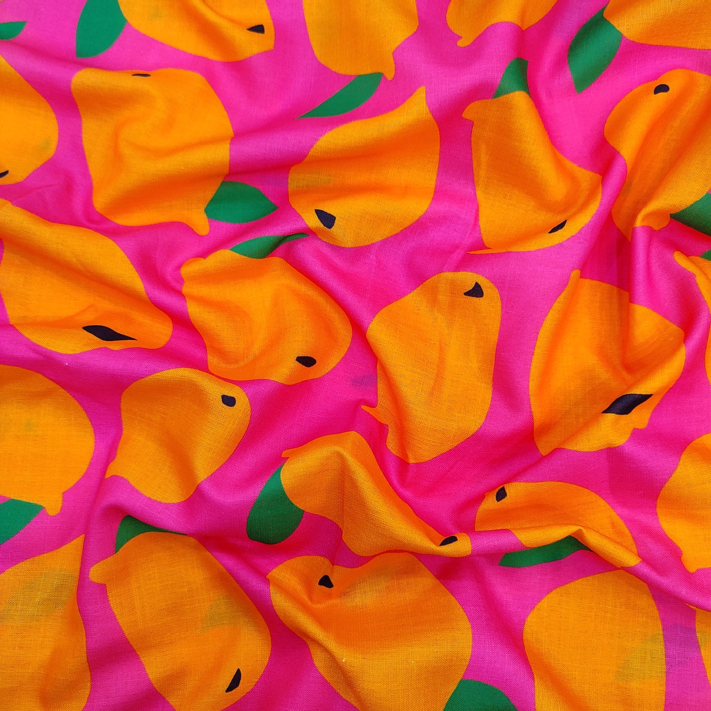 Lemon Print Cotton Viscose