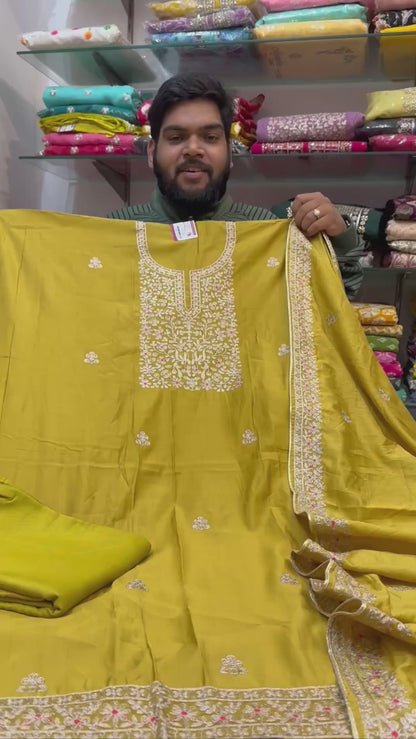 Muslin Party Wear Suit