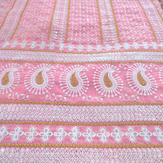 Embroidered Chikan Georgette